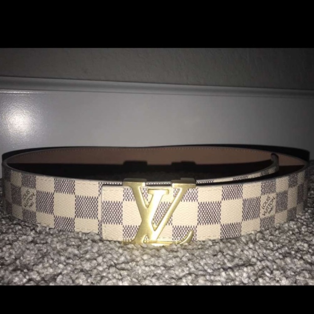 Damier azur canvas Louis Vuitton belt